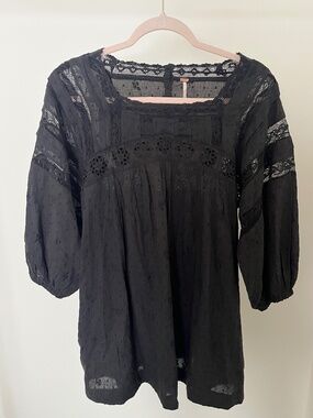 Free People Lace Mini Dress - XS
